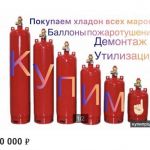 Кyплю дорого баллоны, галлоны, модули для пожаротушения