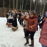 Яркий праздник  с фольклорным ансамблем  у барина