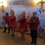 Яркий праздник  с фольклорным ансамблем  у барина